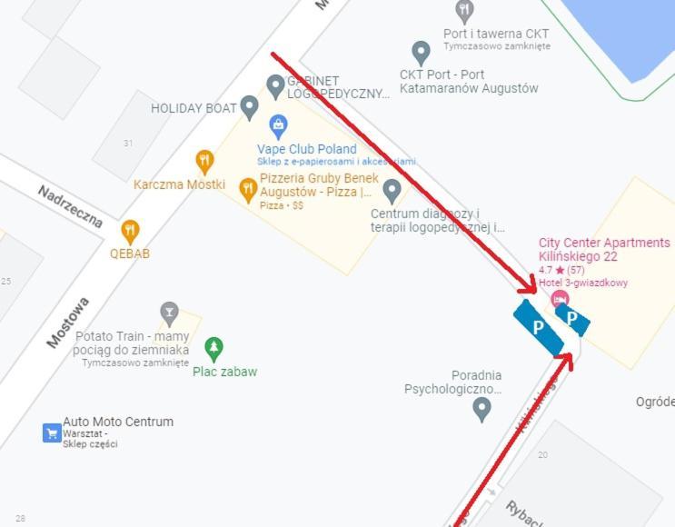 City Center Apartments - Apartamenty Nad Rzeka Netta Augustów Kültér fotó
